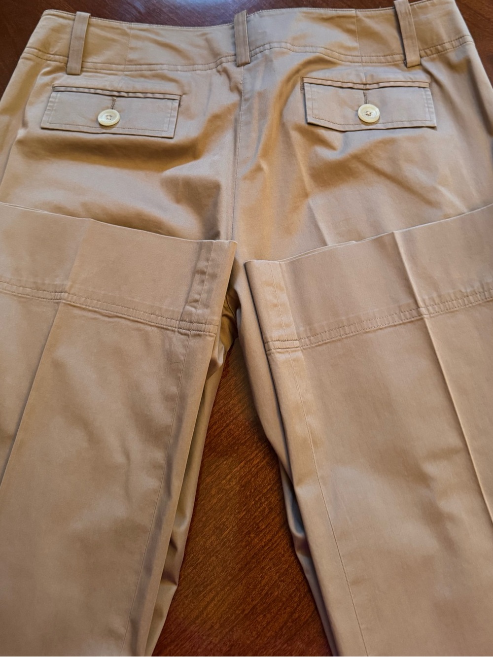 Banana Republic Beige Wide-Leg Pants - Picture 14 of 16